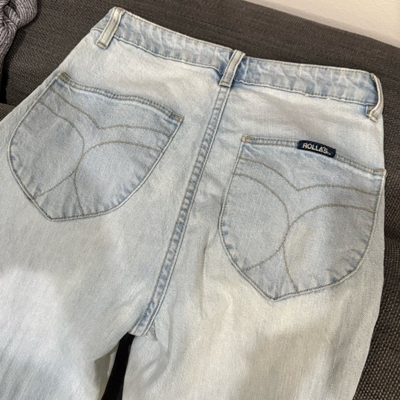 EUC ROLLA'S Eastcoast Flare Tash Blue Jeans size 26 - Picture 5 of 8